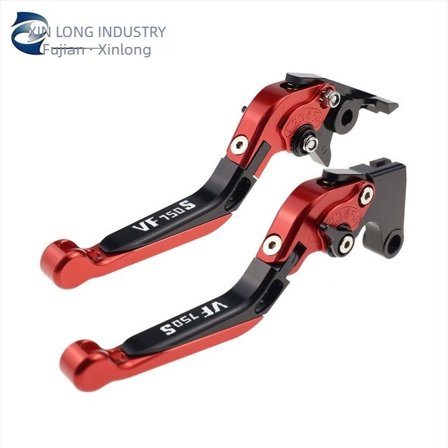 CNC-módosított, összecsukható bullhorn stílusú fék- és kuplungkar Honda VF750S SABRE-hez