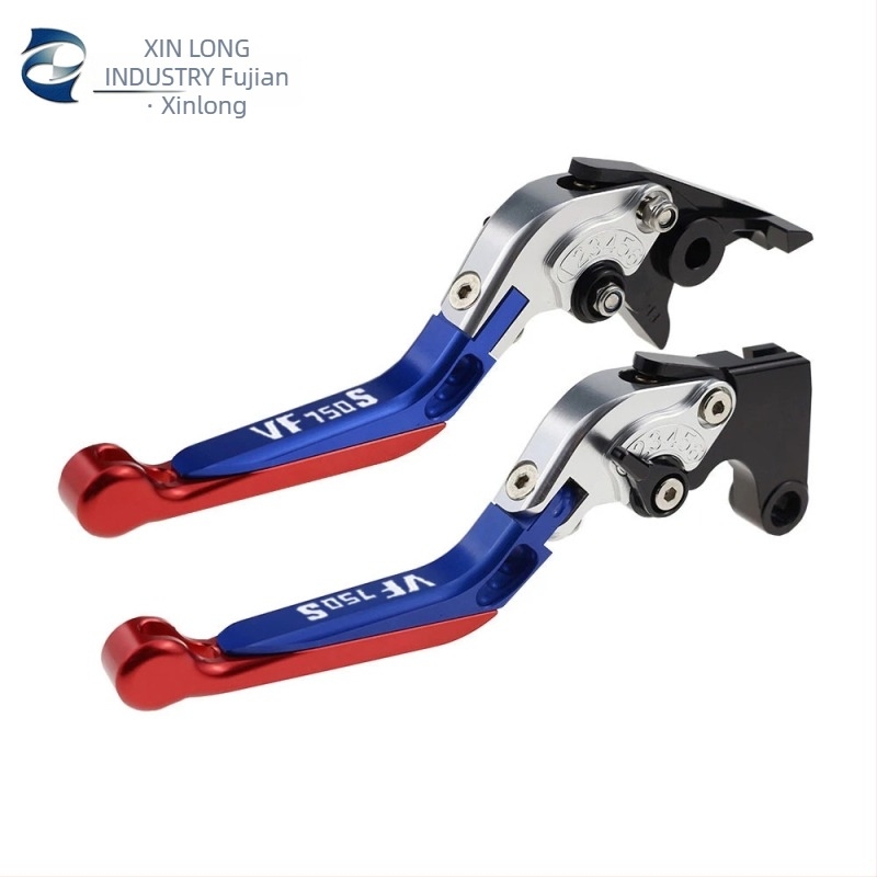 CNC-módosított, összecsukható bullhorn stílusú fék- és kuplungkar Honda VF750S SABRE-hez