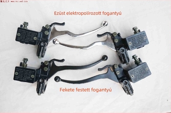 Motorkerékpár fék- és kuplungmesterhenger készlet bal és jobb felső pumpával és markolat-zárral (Márka 1, Modell 1)