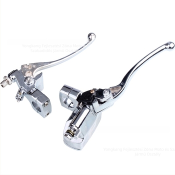 Elektroplatinált bal oldali kuplungkar és féknyomó főpumpa, kompatibilis Honda CB400SF, Yamaha, Suzuki
