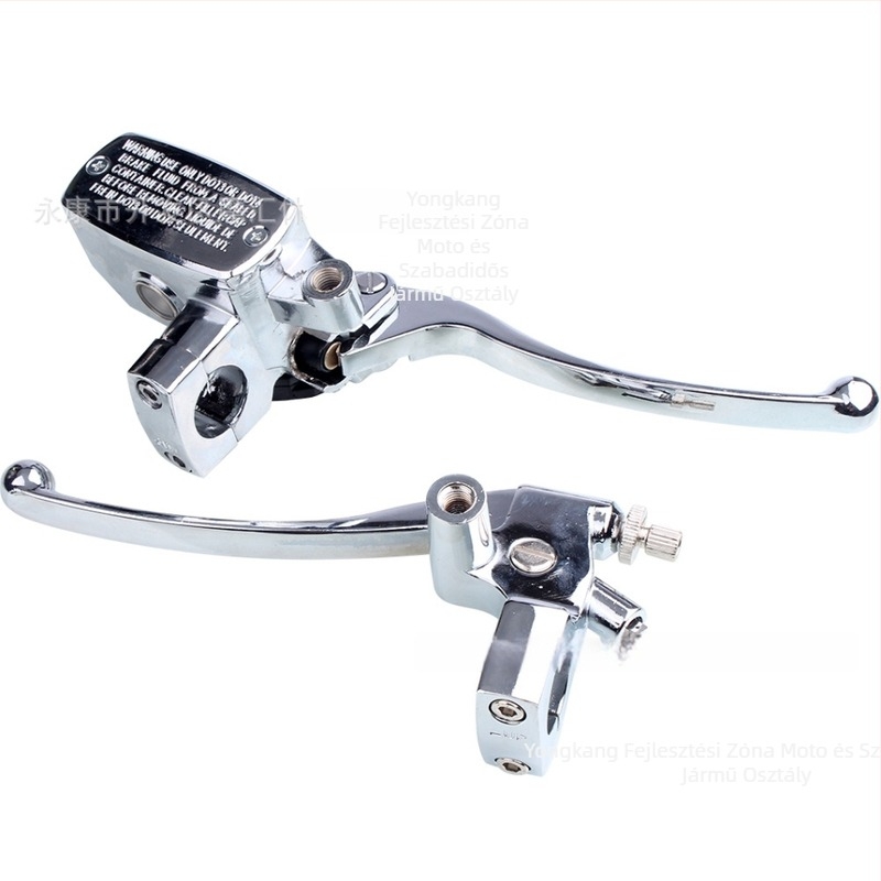 Elektroplatinált bal oldali kuplungkar és féknyomó főpumpa, kompatibilis Honda CB400SF, Yamaha, Suzuki