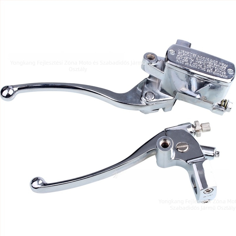 Elektroplatinált bal oldali kuplungkar és féknyomó főpumpa, kompatibilis Honda CB400SF, Yamaha, Suzuki
