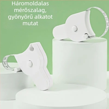 Háztartási használatra szánt puha mérőszalag, hordozható mini mérőszalag a testméretekhez, ruházathoz és derékkörfogat méréséhez