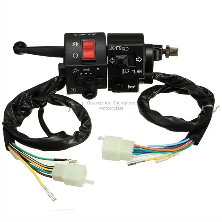 Motorkormány kapcsoló, Chengfeng cf-switch, kompatibilis motorkerékpár-modellekkel