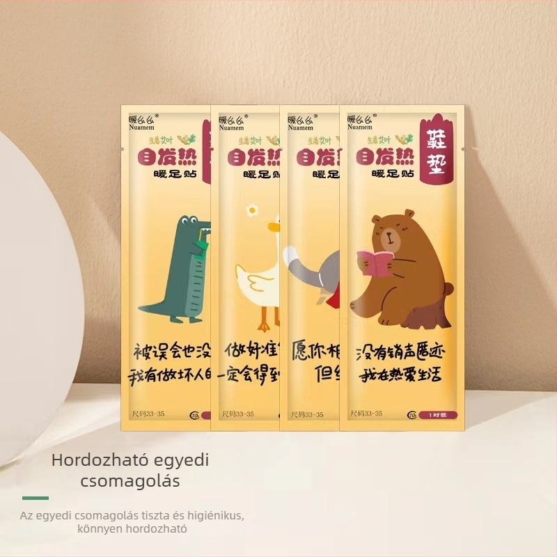 Téli önmelegedő talpbetét, töltés nélkül, lábmelegítő minden cipőhöz, kopásálló