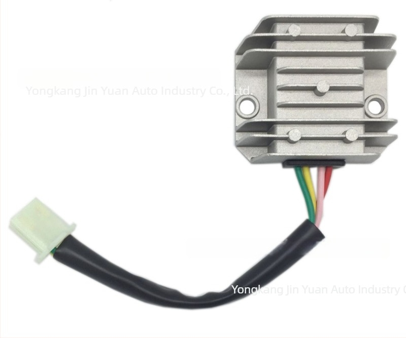 MB 4-vezetékes regulátor-rectifikátor motorkerékpárhoz, 12V, hűtőradiátor
