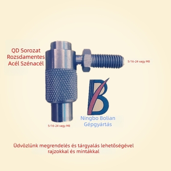 QD sorozat rud vég gömbcsukló gyorsítókábelhez – gömbfej és rugó
