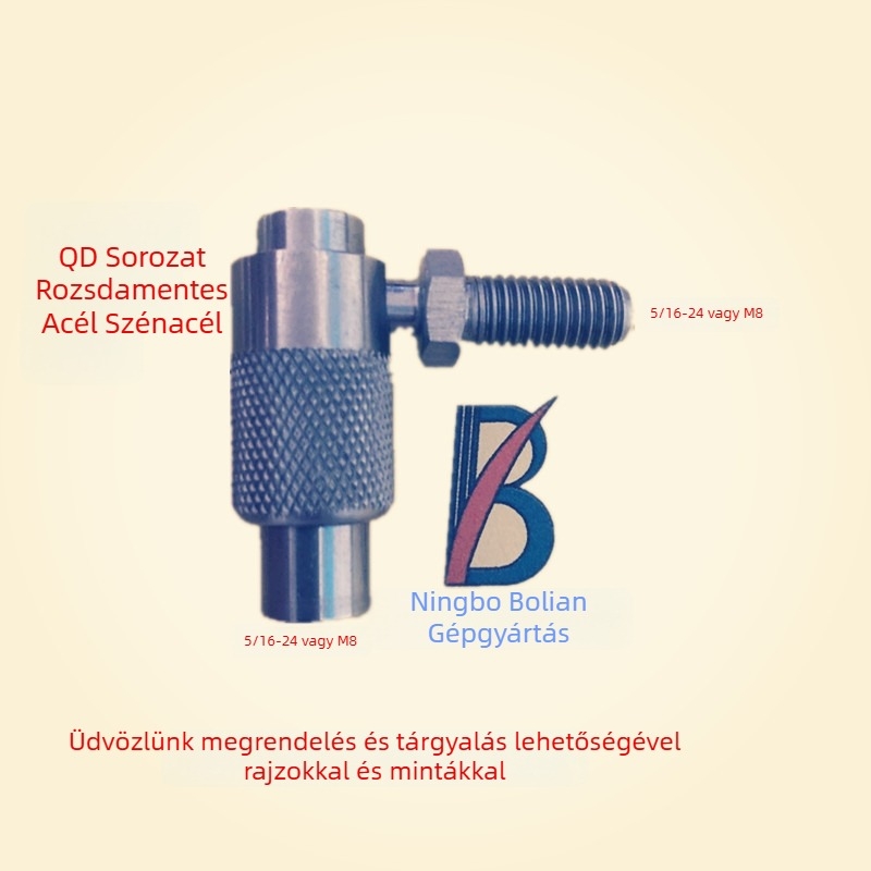 QD sorozat rud vég gömbcsukló gyorsítókábelhez – gömbfej és rugó