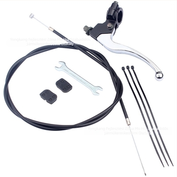 Bal oldali fékkar húzókábellel és fékbetéttel Coleman CT100U CC100X 98cc 3HP MBX1