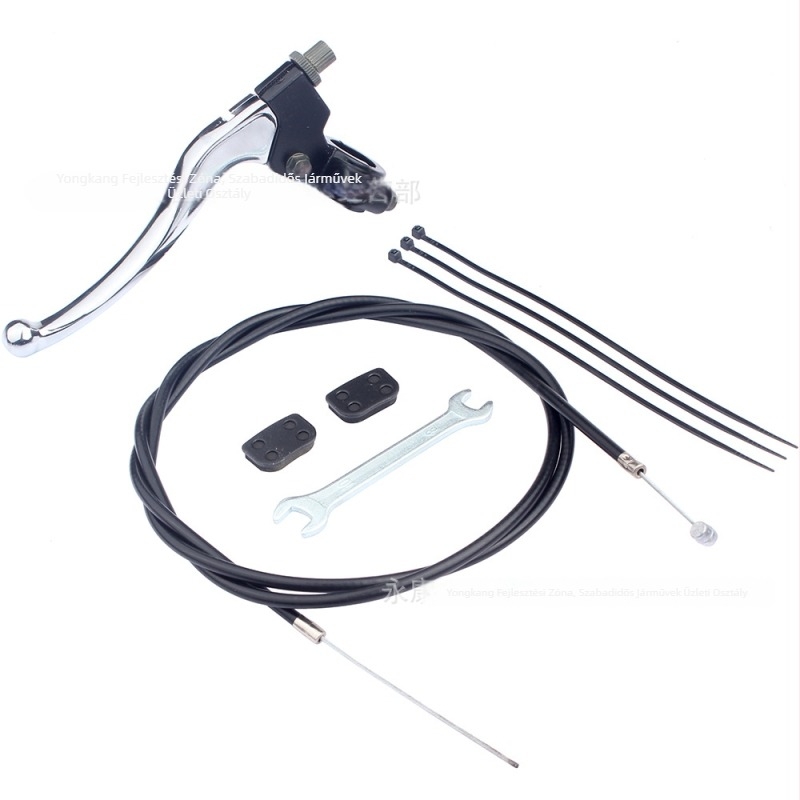 Bal oldali fékkar húzókábellel és fékbetéttel Coleman CT100U CC100X 98cc 3HP MBX1