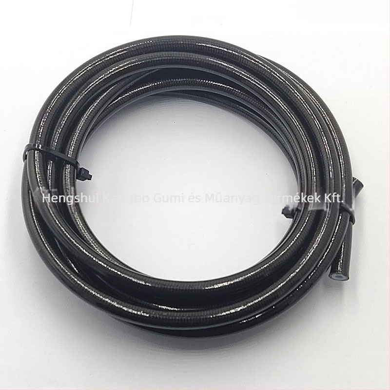 Fékcső AN3 PTFE, 304 rozsdamentes acél szálból fonott, motorkerékpár SAEJ1401