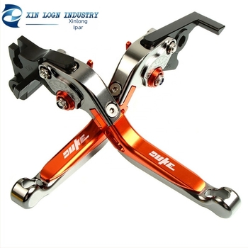 Fék- és kuplungkormány készlet KTM Duke 200/390/RC125-höz, CNC alumínium ötvözet, New Dragon márka, lézerrel testreszabható logó