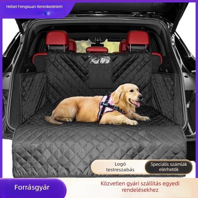 Kutya üléspárna SUV-hoz, vastag, kopásálló, a hátsó sorhoz, vászon anyag