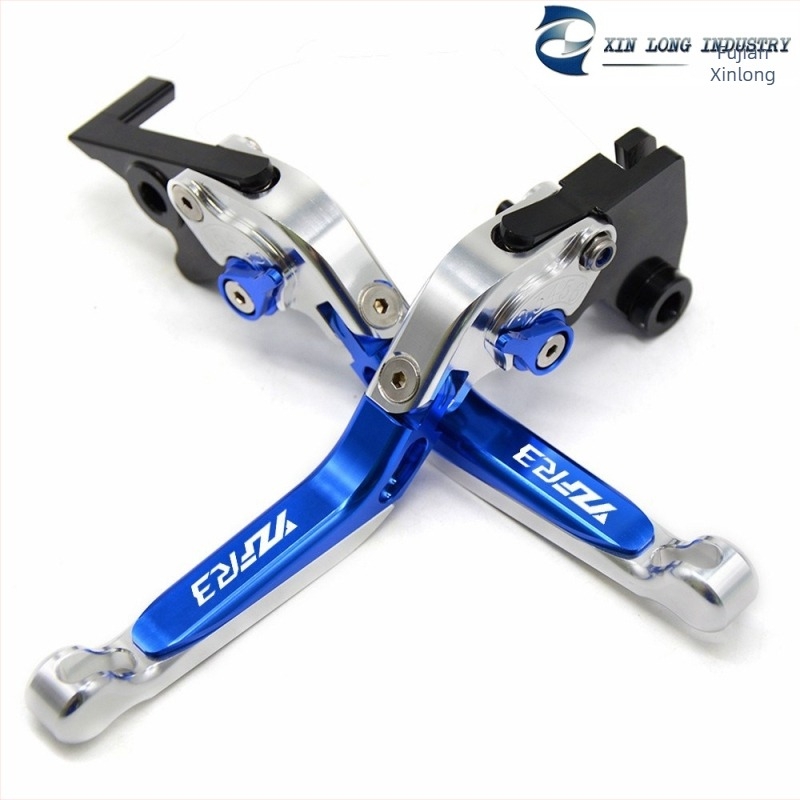 New Dragon CNC alumínium fék- és kuplunghúzókar Yamaha YZF R3-hoz, teleszkóposan összecsukható, lézergravírozott logó