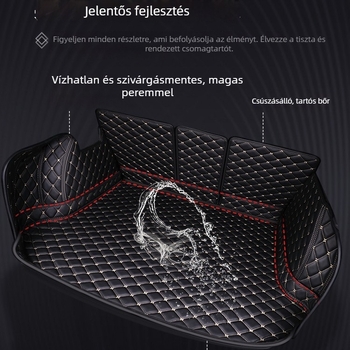 Bőr belső csomagtartó szőnyeg, teljes körű védelem Jeep SUV modellekhez — Jiamai márka, testreszabható, ötcsillagos minősítés.