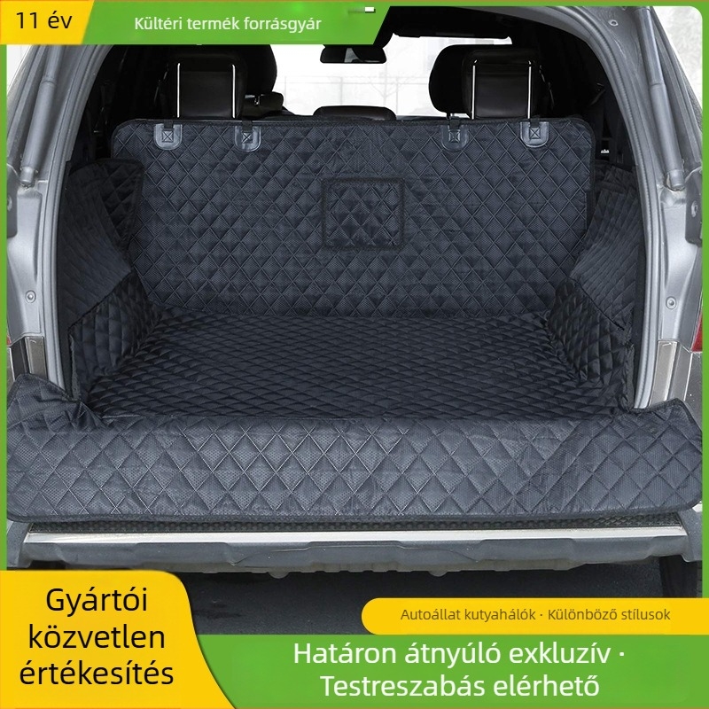Kutya autóülés párna – textil anyag, vízálló, karcolásálló, megfelelő kutyáknak