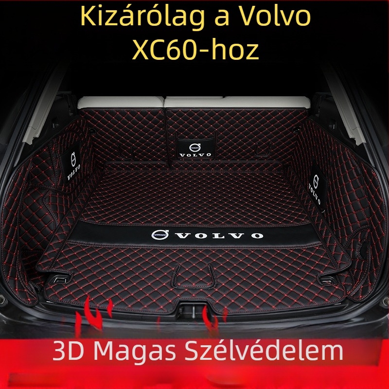 Volvo XC60 2020 csomagtartó szőnyeg (a járműhöz tervezve) - XPE anyag, 1. osztály, testreszabható feldolgozás