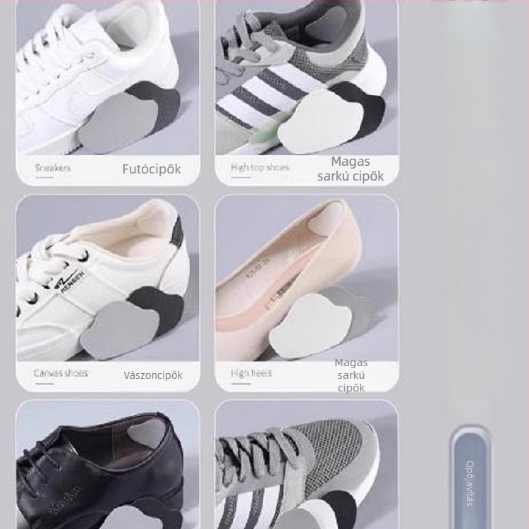 Öntapadós sarokpatche sportcipőkhöz – univerzális illeszkedés, mindennapi stílus, márka Friendly, egész évben használható