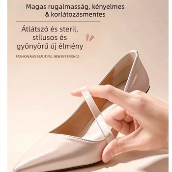 Magas sarkú cipőhöz készült pántok anti-slip eszközzel, cipő rögzítő pántok, csúszásmentes sarkú pántok, csatamentes – a csúszás megelőzése