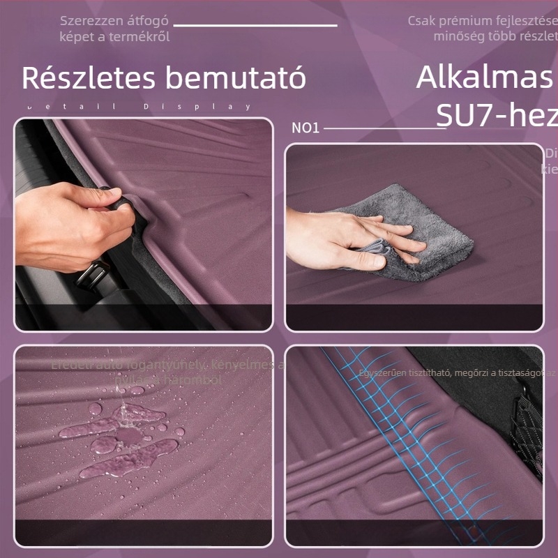 Csomagtartó matrac Xiaomi SU7/YU7, TPE védőpad, belső autós kiegészítő