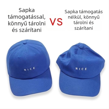 Baseball sapka belső támasz – papíralapú anyag, hajtogatható bélés, bélés-töltet, deformáció elleni