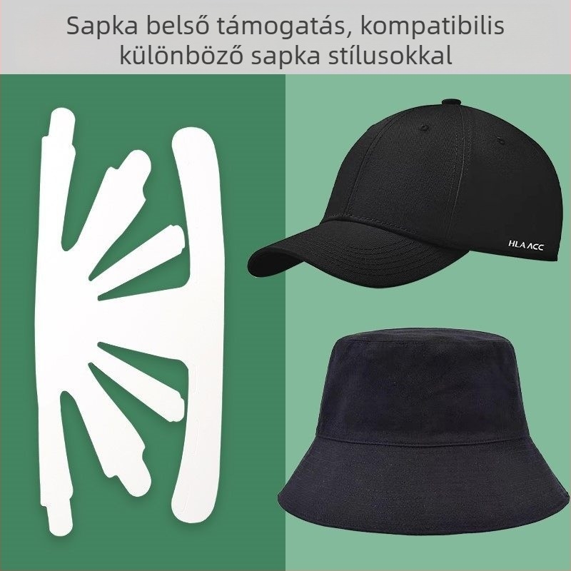 Baseball sapka belső támasz – papíralapú anyag, hajtogatható bélés, bélés-töltet, deformáció elleni