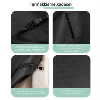 Autós kisállat üléspárna TRAVELING PET — kutyáknak — univerzális használat — egész éves használatra