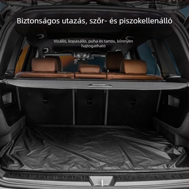 Honggao univerzális autócsomagtartó szőnyeg, összecsukható, vízálló, bevont szövet