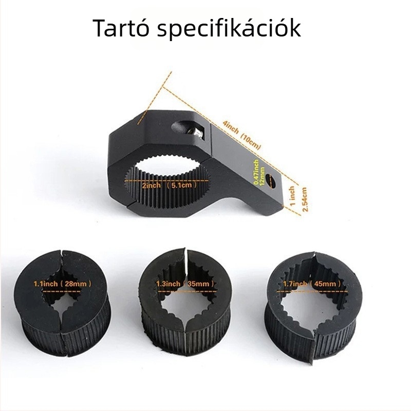 Autó reflektor tartó, nagy csipesz, alumíniumötvözet, autók és motorkerékpárokhoz, külső LED-lámpa tartó