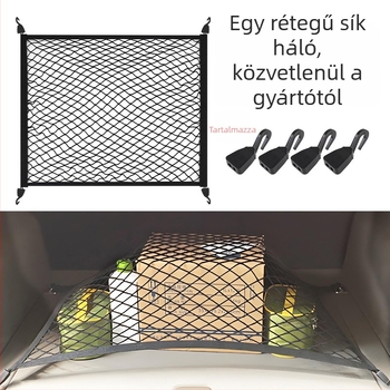 Kender rostból készült hálós tároló táska Velcro dupla rétegű dizájnnal, ágynál történő rendezéshez a kollégiumban