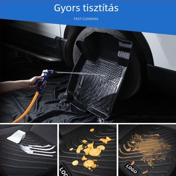 Mercedes C-Class W206 Szedán TPE Padlószőnyeg Készlet Anti-slip Csomagtartó Szőnyeggel (2022-2025)