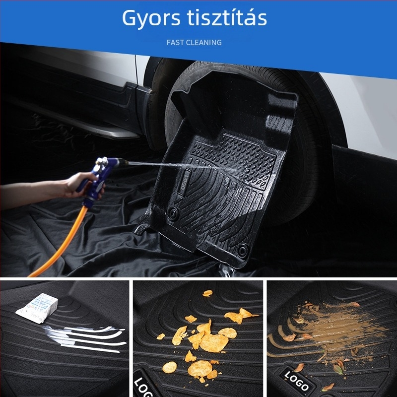 Mercedes C-Class W206 Szedán TPE Padlószőnyeg Készlet Anti-slip Csomagtartó Szőnyeggel (2022-2025)