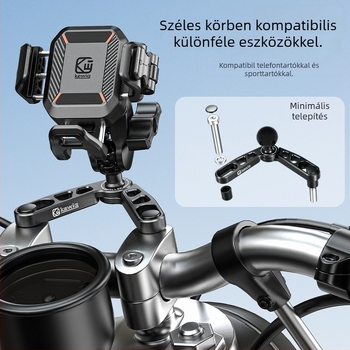 Kewig CNC alumínium ötvözetű nyomóalap csaphoz, modell R30, univerzális motorkerékpárokhoz