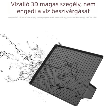 TPE speciális autóhoz készült csomagtartó pad, magas oldalsó szegéllyel, vízálló és kopásálló, testreszabható