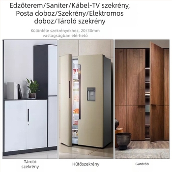 Zár a szekrényhez és fiókokhoz – cinkötvözet, modell KSN-002, testreszabás: Igen, alkalmazási terület: Postafiók