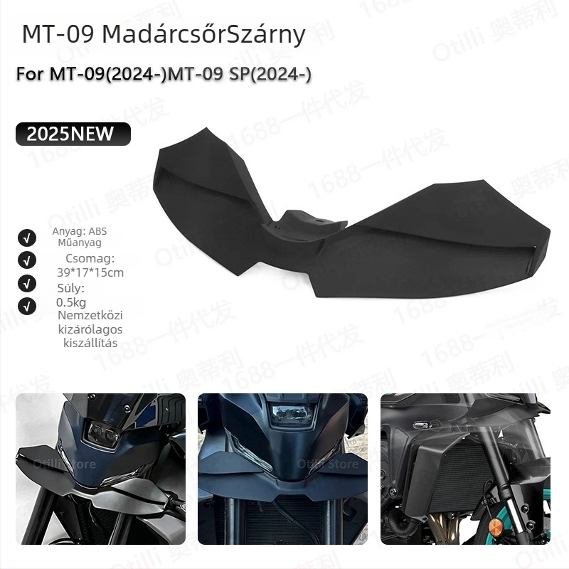 Yamaha MT-09 2024–2025 beak típusú rögzített spoiler, Otilli