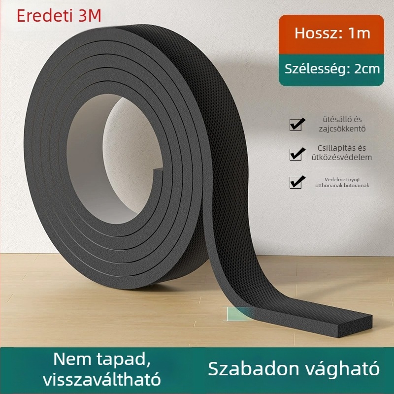 3M asztal- és szék láb alátétek – zajcsökkentés, csúszásmentes, EVA alapanyag, 4 mm vastagság, 10–70°C hőmérséklet-ellenállás