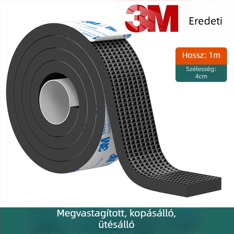 3M asztal- és szék láb alátétek – zajcsökkentés, csúszásmentes, EVA alapanyag, 4 mm vastagság, 10–70°C hőmérséklet-ellenállás