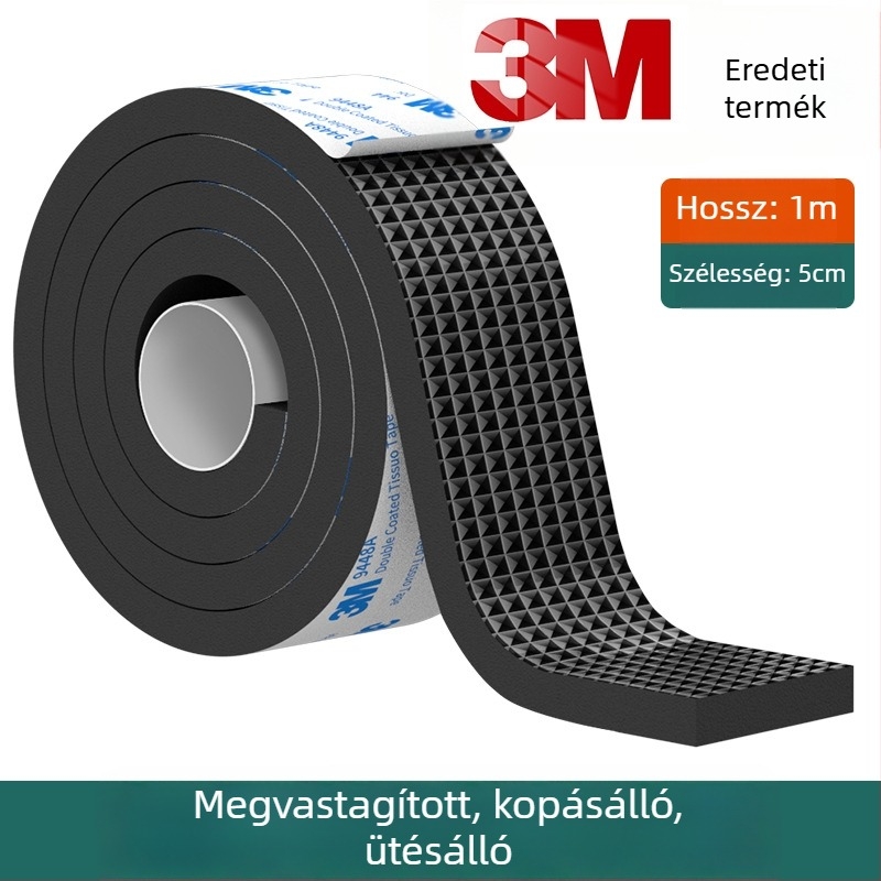 3M asztal- és szék láb alátétek – zajcsökkentés, csúszásmentes, EVA alapanyag, 4 mm vastagság, 10–70°C hőmérséklet-ellenállás