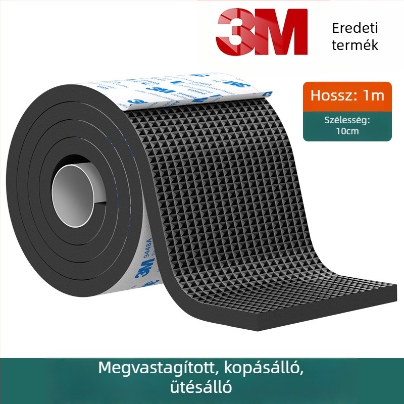 3M asztal- és szék láb alátétek – zajcsökkentés, csúszásmentes, EVA alapanyag, 4 mm vastagság, 10–70°C hőmérséklet-ellenállás