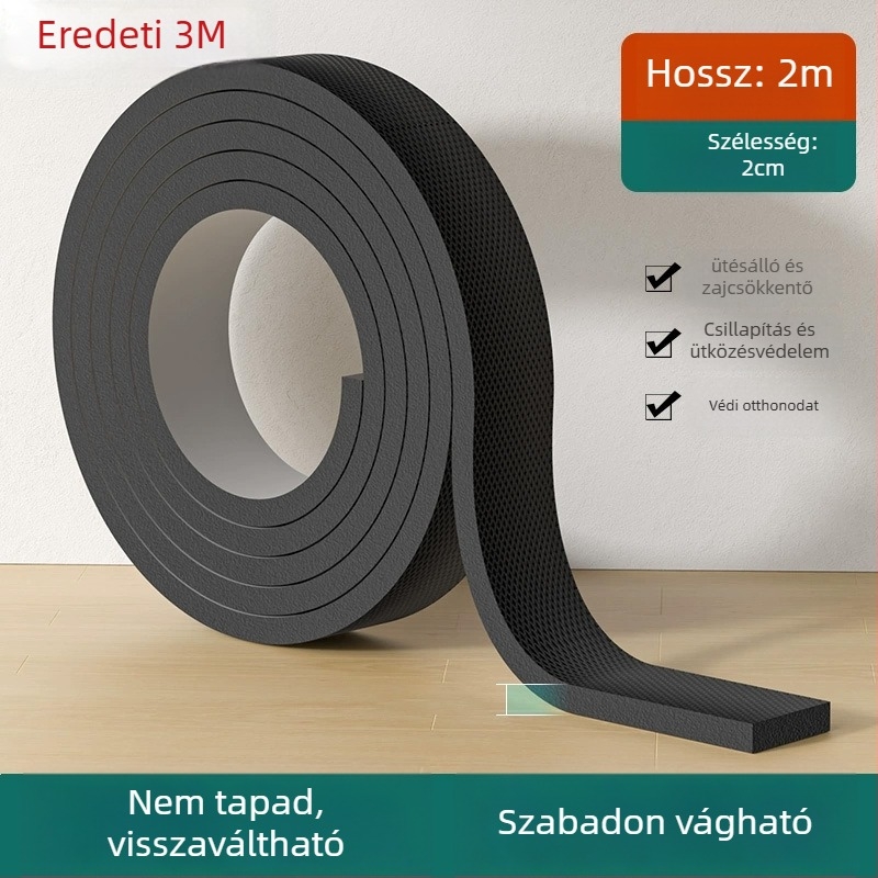 3M asztal- és szék láb alátétek – zajcsökkentés, csúszásmentes, EVA alapanyag, 4 mm vastagság, 10–70°C hőmérséklet-ellenállás