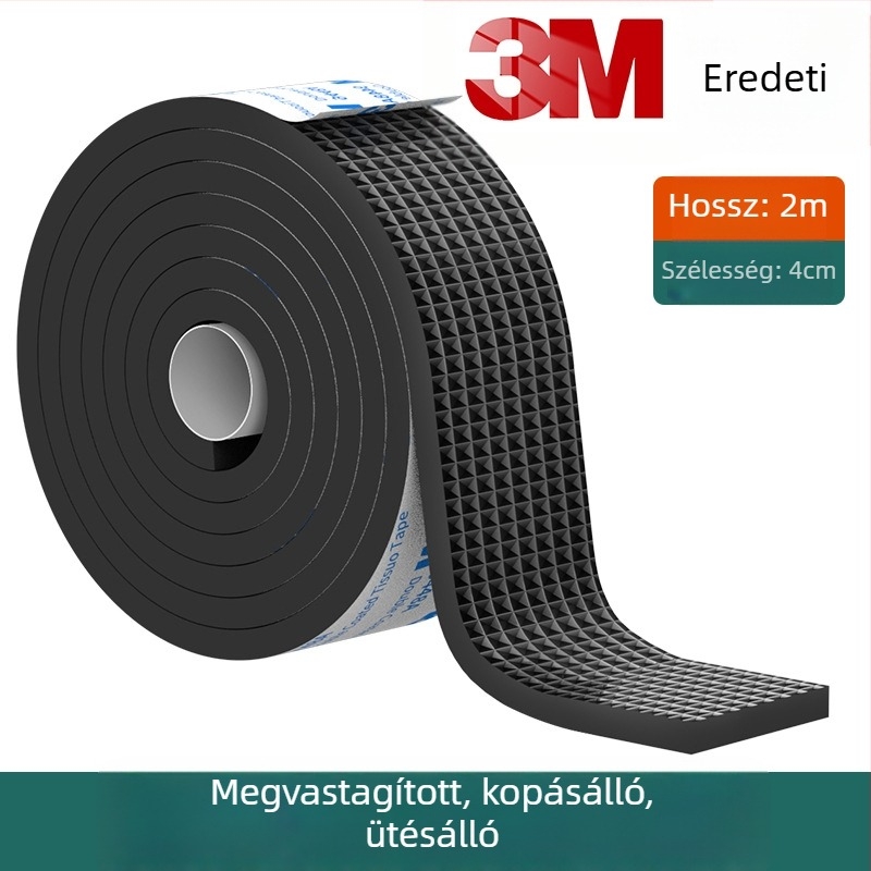 3M asztal- és szék láb alátétek – zajcsökkentés, csúszásmentes, EVA alapanyag, 4 mm vastagság, 10–70°C hőmérséklet-ellenállás