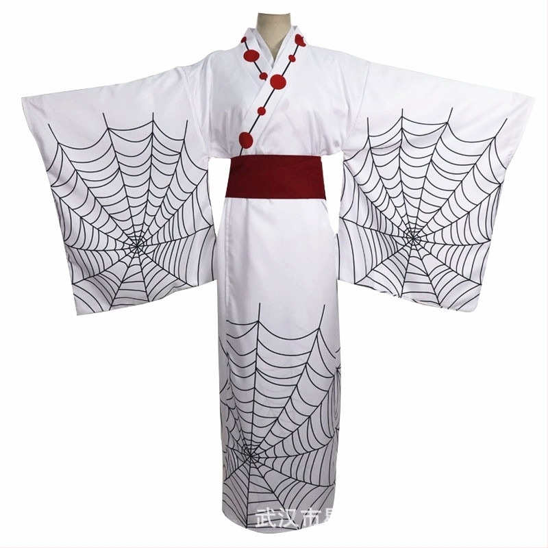 Cosplay japán kimono készlet, uniszex teljes ruházat játék- és anime szerepjátékhoz, Roumeini szövet, poliészter 60% fő összetevő, másodlagos poliészter <30%, Nyár 2024