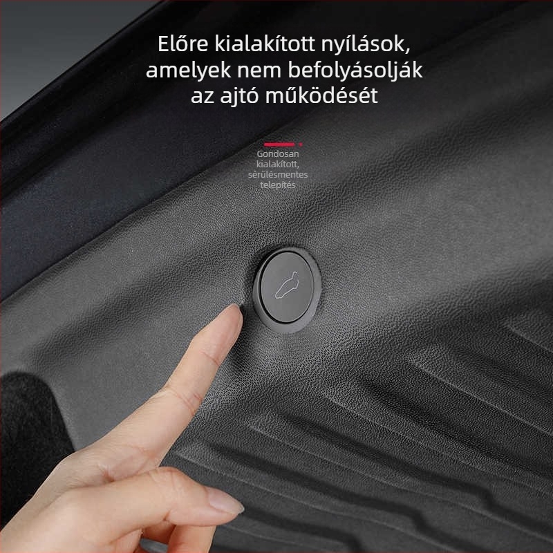 Tesla Model Y Tailgate Guard - modell-specifikus, műanyag, testreszabás nélkül