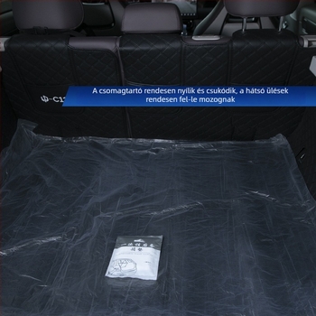 Autócsomagtartó védőmatrac, szennyeződés elleni védelemmel, sedan és SUV számára; áruk, háziállatok, horgászfelszerelés és csalihal szállítására; szagtűrő, egyenként csomagolva