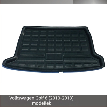 Csomagtartó szőnyeg Volkswagen Golf 6 Mk6 (2010–2013) – Hwares 3d, speciális autókhoz, Testreszabható, Anyag: Egyéb
