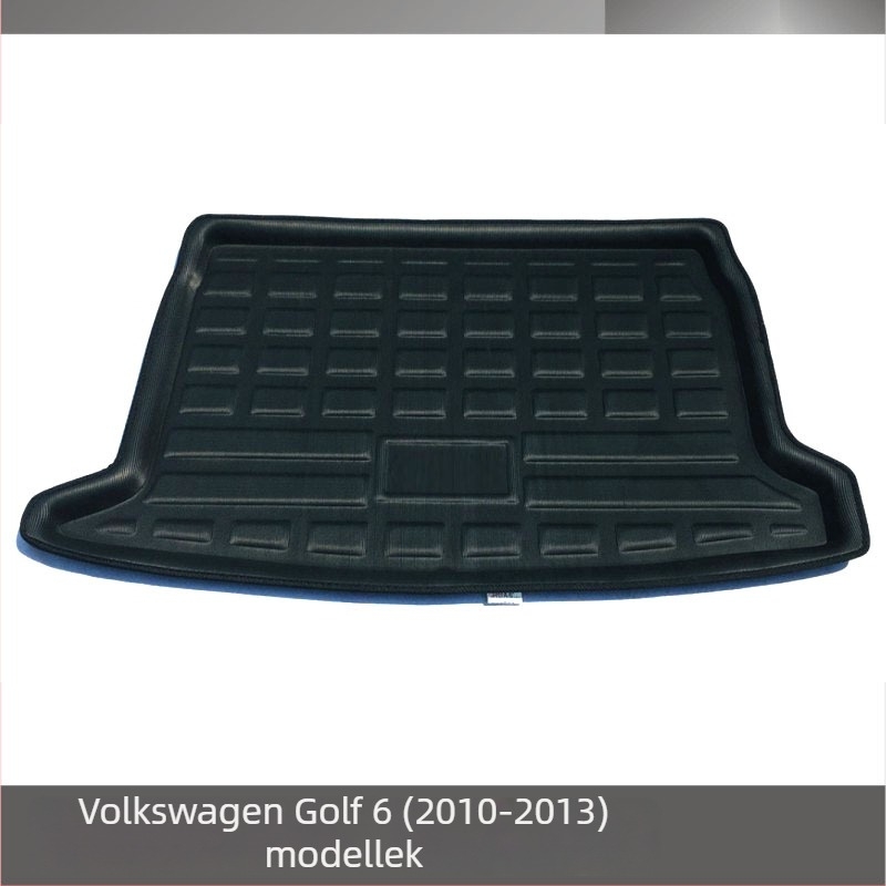 Csomagtartó szőnyeg Volkswagen Golf 6 Mk6 (2010–2013) – Hwares 3d, speciális autókhoz, Testreszabható, Anyag: Egyéb