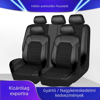 Légáteresztő autóülés-huzat öt–hét üléshez, szendvics Párnàval, egész éves teljes borítás