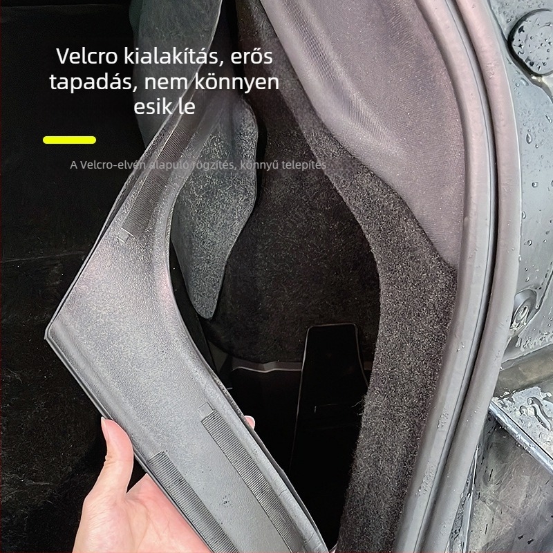 Tesla Model Y 2025 oldalsó csomagtartó védőpad - TPE, kopás- és karcolásálló, Cenfun márka, testreszabható