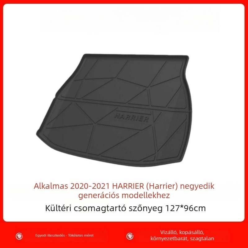 Harrier 2020-2021, negyedik generáció, tengerentúli kivitelű csomagtartó szőnyeg, TPE vízálló és kopásálló